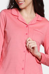 Zivame The Weekender Knit Cotton Pyjama Set - Desert Floweral — thumbnail 5